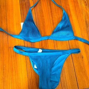 La Perla teal bikini
